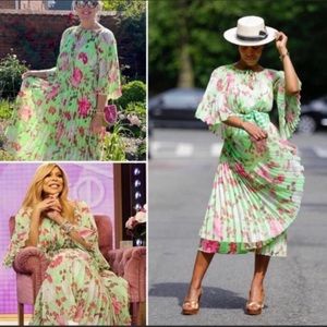 Floral Pleated Dress.